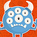 Daily Vector 268 - Six-eyed monster