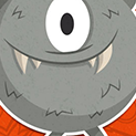 Daily Vector 308 - Monstruo gris