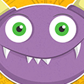 Daily Vector 349 - Purple monster