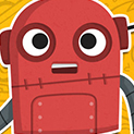 Daily Vector 361 - Red robot