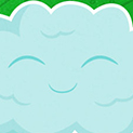 Daily Vector 371 - Nube feliz